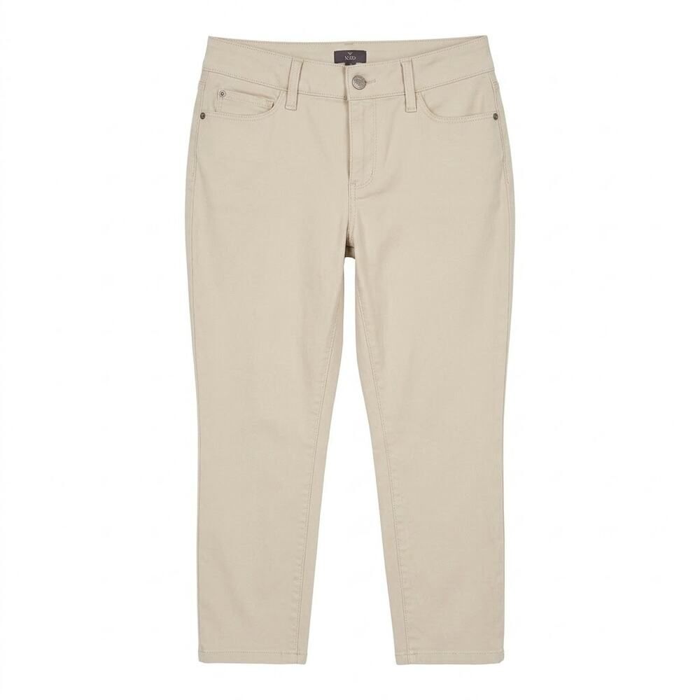 NxD Cream Straight Leg Pants Size Petite 4
